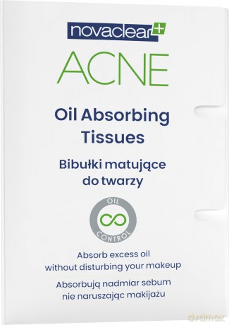 NOVACLEAR Acne Bibułki matujące do twarzy 1 op. - 50 szt.