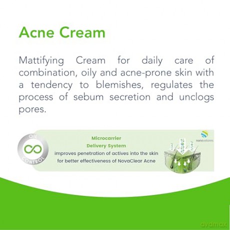 NOVACLEAR Acne Matujący krem do twarzy 40 ml