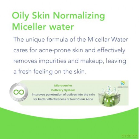 NOVACLEAR Acne Normalizujący płyn micelarny 400 ml