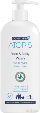 NOVACLEAR Atopis Płyn d/m twarzy i ciała 500ml&