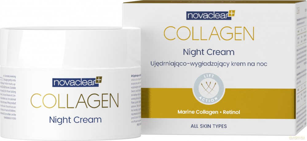 NOVACLEAR Collagen Krem n/noc ujęd-wygł. 50ml&
