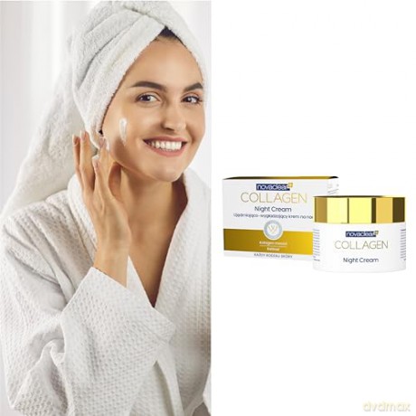 NOVACLEAR Collagen Krem n/noc ujęd-wygł. 50ml&