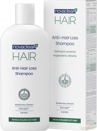 NOVACLEAR Hair Szampon p/wyp włosów 250ml&