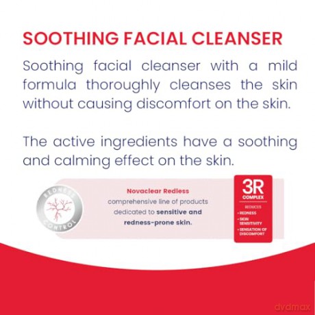 NOVACLEAR Redless Kojący żel do mycia twarzy 150 ml