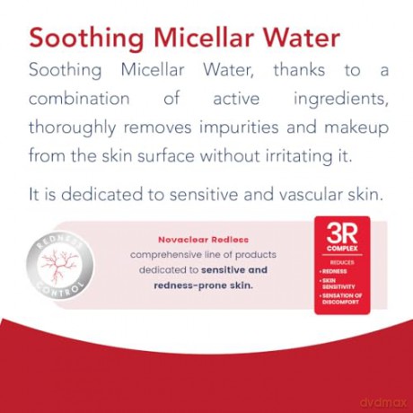 NOVACLEAR Redless Łagodzący płyn micelarny 400 ml