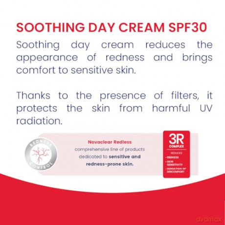 NOVACLEAR Redless SPF 30 Krem wzmacniający do cery naczynkowej na dzień 50 ml