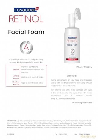 NOVACLEAR Retinol Pianka do mycia twarzy 100 ml