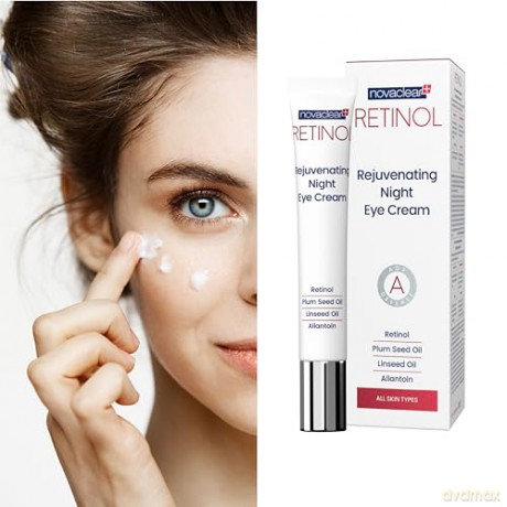 NOVACLEAR Retinol Przeciwzmarszkowy krem pod oczy na noc 15 ml