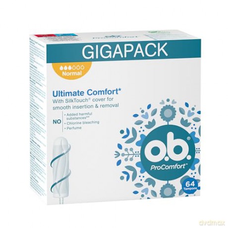 O.B. ProComfort Tampony Normal 64 szt