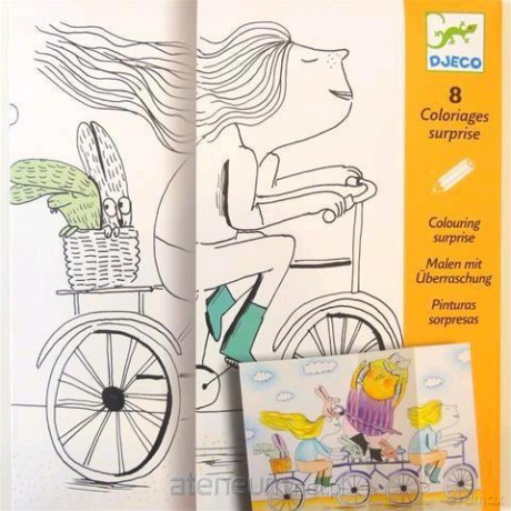 Kolorowanka z niespodzianką - Rower