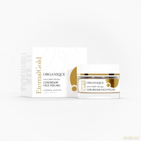 ORGANIQUE Eternal Gold Rozjaśniający peeling korundowy 50 ml