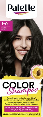 Palette Color Shampoo Szampon koloryzujący 1-0 Czerń 50 ml
