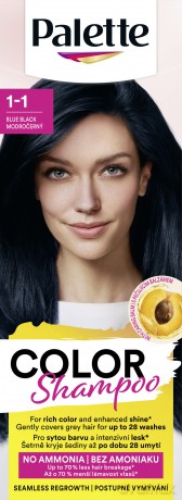 Palette Color Shampoo Szampon koloryzujący 1-1 Granatowa Czerń 50 ml