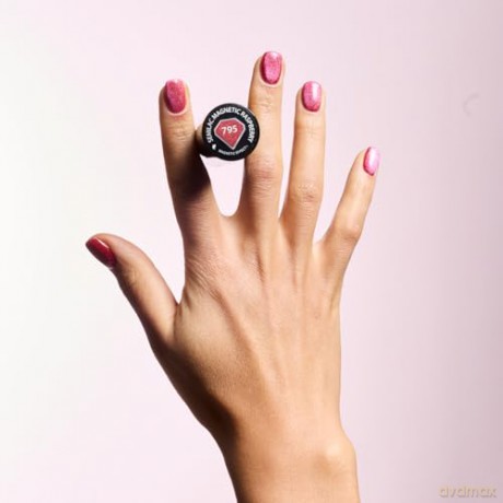 SEMILAC LAKIER 795 MagneticRaspberry Red Obsessio&