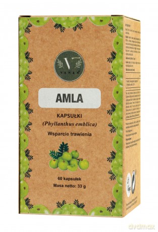 VANAN Amla Suplement diety wspomagający trawienie i odporność Kapsułki 60 szt.