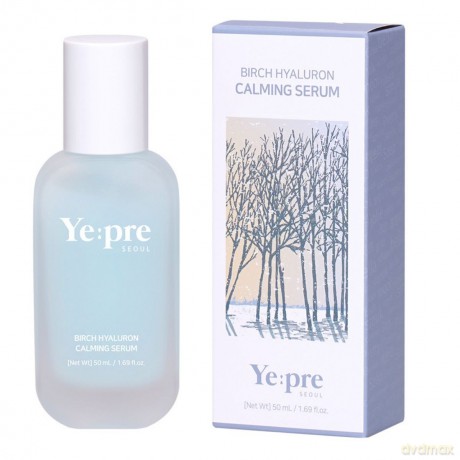 YEPRE Birch Hyaluron Calming Serum nawilżające i kojące do twarzy 50 ml