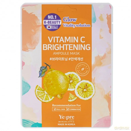 YEPRE Vitamin C Brightening Maska rozświetlająca w płachcie 1 szt.
