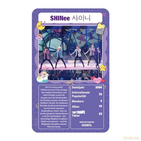 K-Pop Card Game Top Trumps German Version