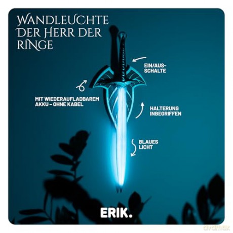 The Lord of the Rings Sting Lamp Sword 51 cm
