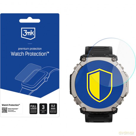 Amazfit T-Rex Ultra 2 - 3mk Watch Protection FlexibleGlass