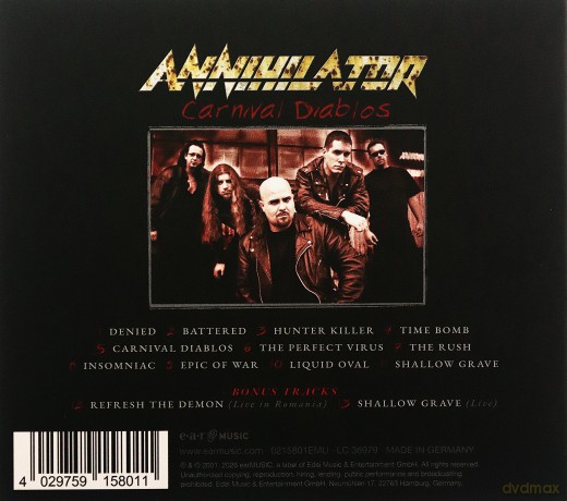 Annihilator: Carnival Diablos (digipack) [CD]