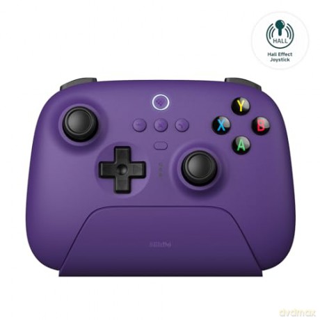 8BitDo - Ultimate 2.4G Wireless Controller with Dock and Hall Effect Joysticks - Purple