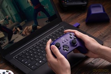 8BitDo - Ultimate 2.4G Wireless Controller with Dock and Hall Effect Joysticks - Purple