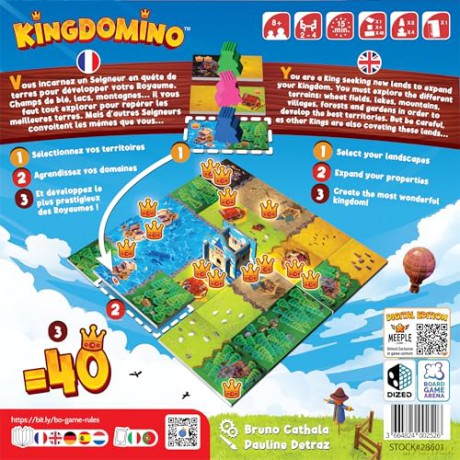 Blue Orange - Kingdomino (Refresh) [GRA PLANSZOWA]