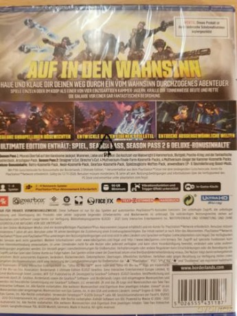 Borderlands 3 - Ultimate Edition (German Box) [GRA PS5]