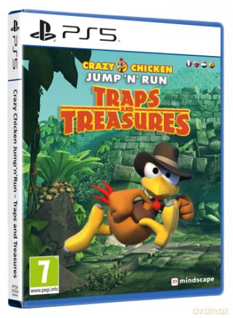Crazy Chicken: Jump 'n' Run: Traps and Treasures [GRA PS5]