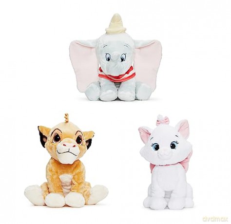 Disney Classics Plush 1 of Dumbo, Marie or Simba selected at random