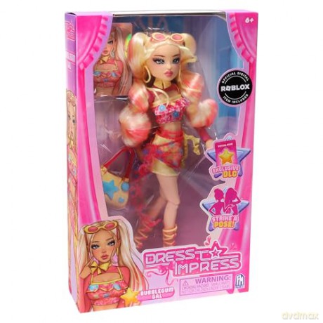 Dress To Impress - Series 1 Fashion Doll - Bubblegum Gal
