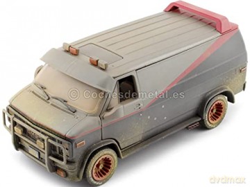 Greenlight Collectibles - 1/24 The A-Team - 1983 GMC Van with Bullet Holes