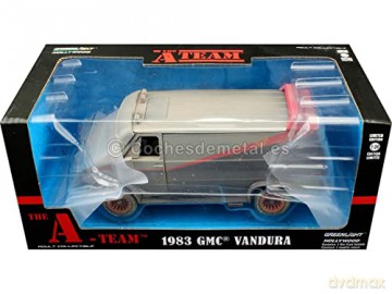 Greenlight Collectibles - 1/24 The A-Team - 1983 GMC Van with Bullet Holes