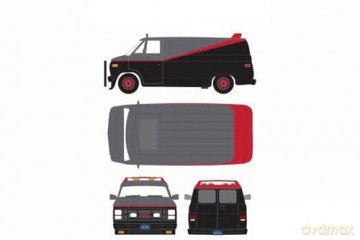 Greenlight Collectibles - 1/24 The A-Team - 1983 GMC Vandura