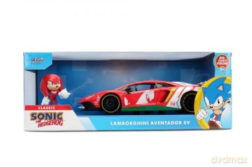 Jada - Knuckles Lamborghini Aventador w/Knuckles Die-Cast 1:24