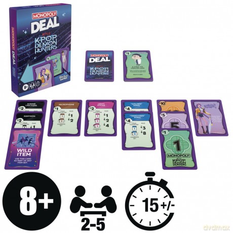 Kpop Demon Hunters Monopoly Deal /Boardgame [GRA PLANSZOWA]