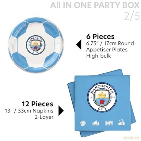Manchester City FC - ALL-IN-ONE Party Box