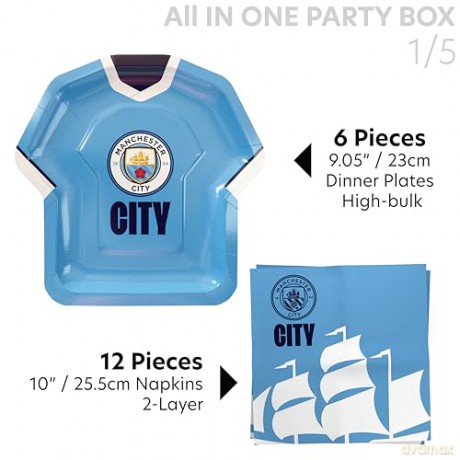 Manchester City FC - ALL-IN-ONE Party Box
