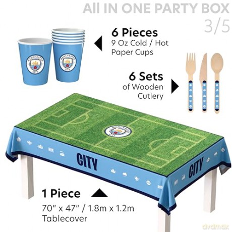 Manchester City FC - ALL-IN-ONE Party Box