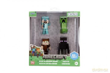 Minecraft - 2.5" Metal Figs 4-Pack (Wave 3)