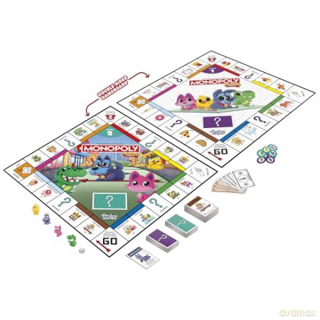 Monopoly Junior 2 In 1 Refresh/ Boardgame [GRA PLANSZOWA]