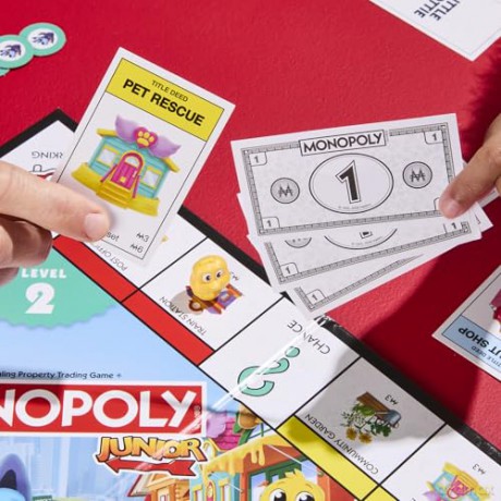 Monopoly Junior 2 In 1 Refresh/ Boardgame [GRA PLANSZOWA]