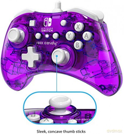 PDP Rock Candy Wired Mini Controller (Cosmoberry)