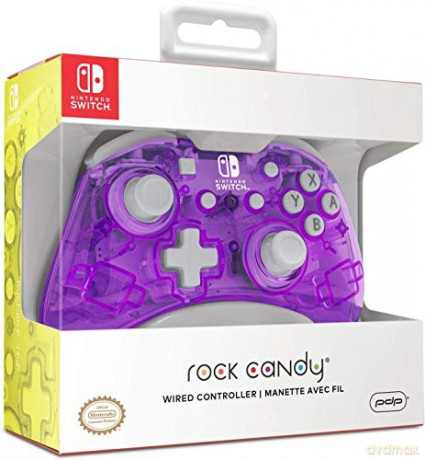 PDP Rock Candy Wired Mini Controller (Cosmoberry)