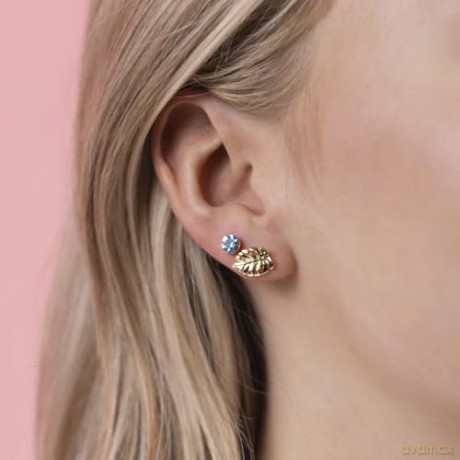 Peers Hardy - Brass 3 Pack Stitch Earring Set