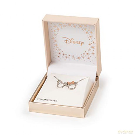 PH - Disney Minnie And Mickey Silver Plated Necklace