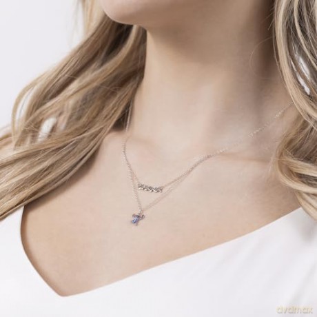 PH - Sterling Silver 925 Stitch Ohana Layered Necklace