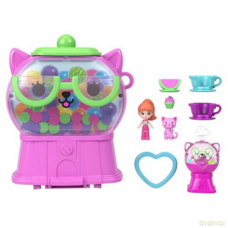 Polly Pocket - Core Compact: Watermelon Gumball Kitty