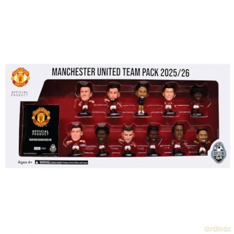 SoccerStarz - Man Utd 11 figure Team Pack (2025/26 Version Classic Kit) [FIGURKA]